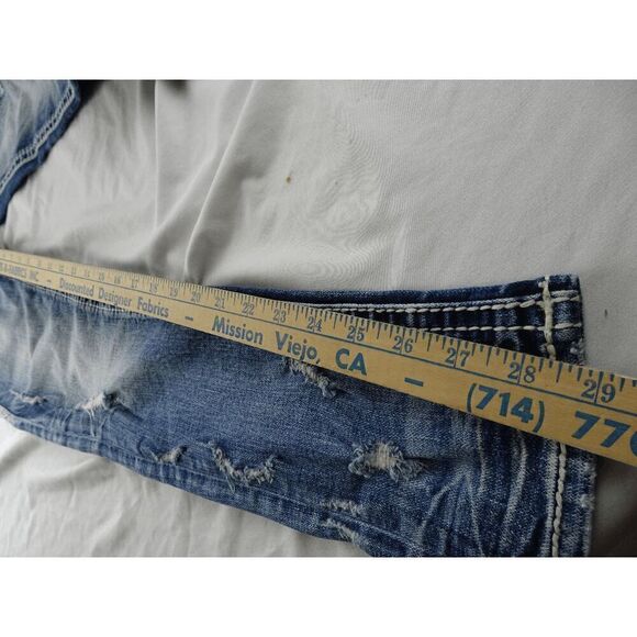 Rock Revival Freesia Skinny Women Distressed Jean Size 26 - Picture 9 of 11